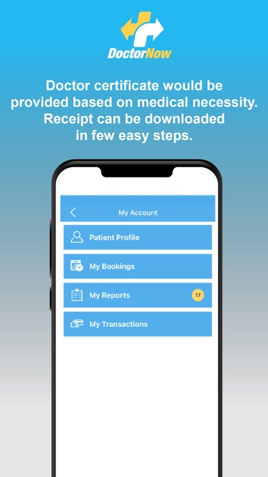 DoctorNow App Screenshot