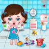 Baby Girl Home Cleaning icon