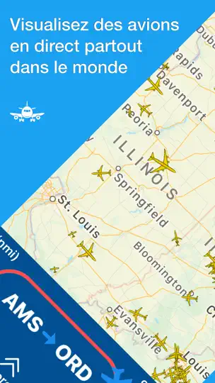Capture d'écran de SkyTrack | Flight Radar Fly 24 sur iPhone 1