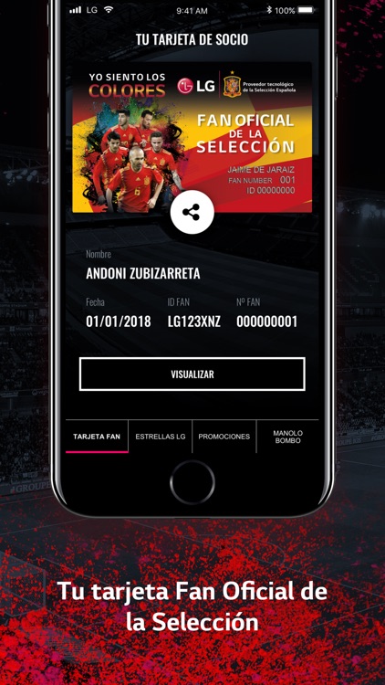 LG con la Selección