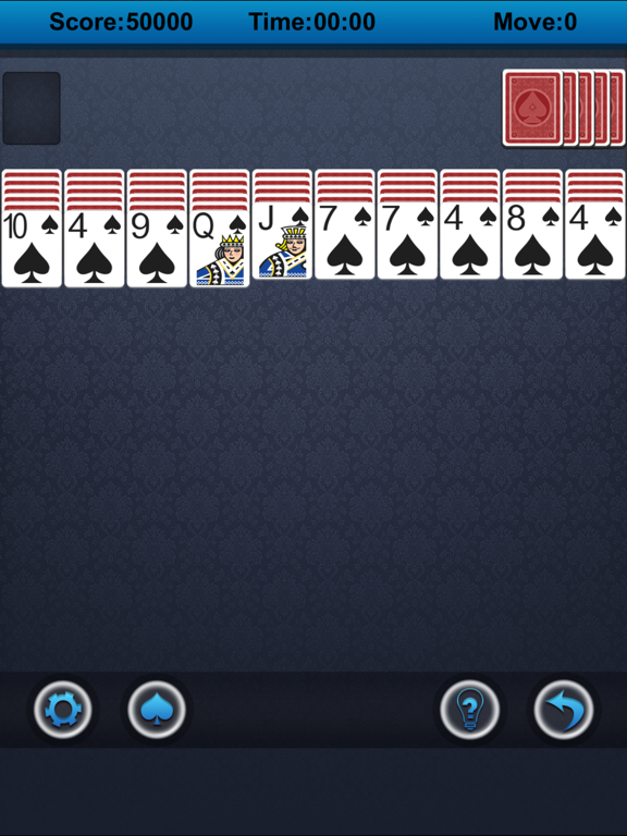 Screenshot #5 pour `Spider Solitaire