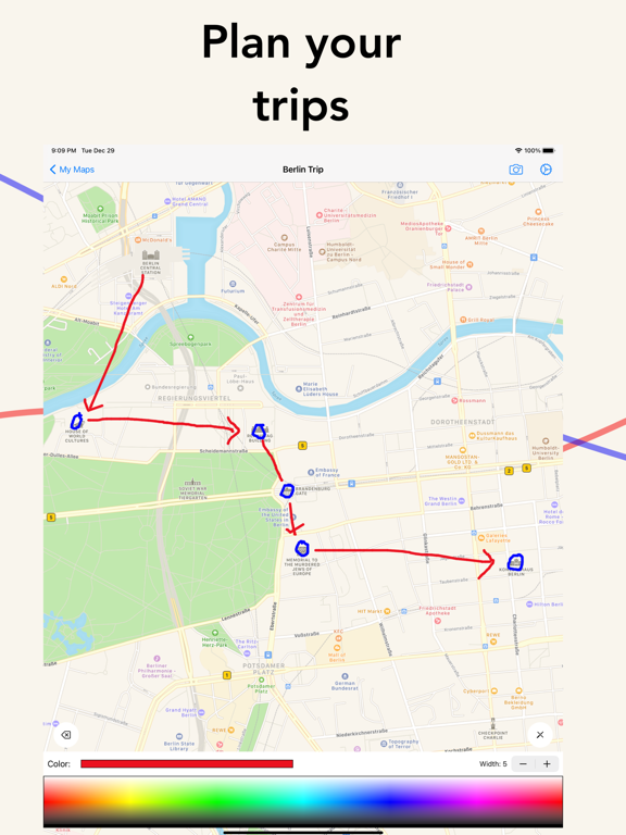 MapDraw: Draw on mapsのおすすめ画像2