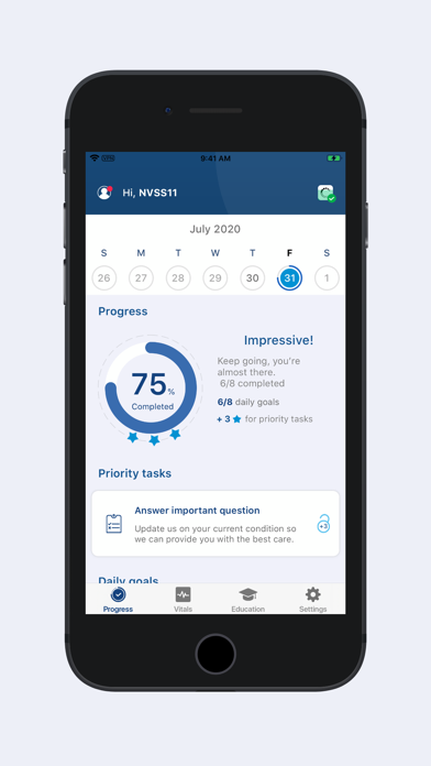 BiovitalsHF®-RPM Screenshot