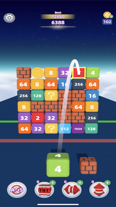 Great 2048 Wall 3D Screenshot