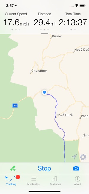Routie ~ GPS sports tracker
