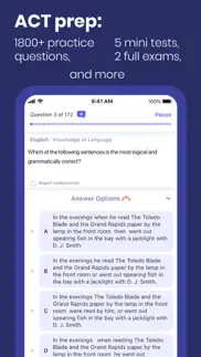 perfectprep - act & sat prep iphone screenshot 2