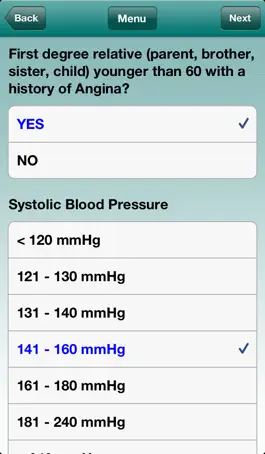 Game screenshot Cardiovascular Risk Calculator apk
