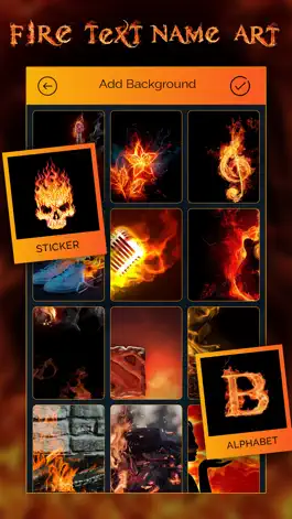 Game screenshot Fire Text Name Art apk