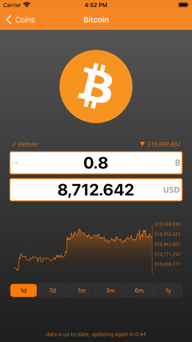 Bitcoin Convert screenshot1