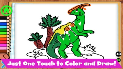 Coloring Dinos Screenshot
