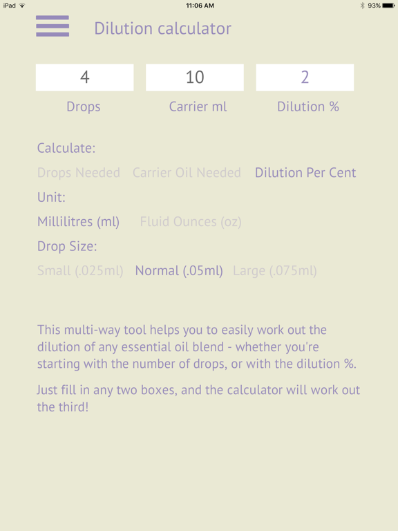 Screenshot #6 pour Essential Oil Blending Tool