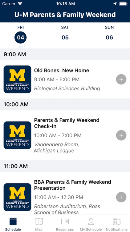 U-M Parents & Family Weekend screenshot-3