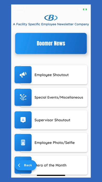 Boomer News Screenshot