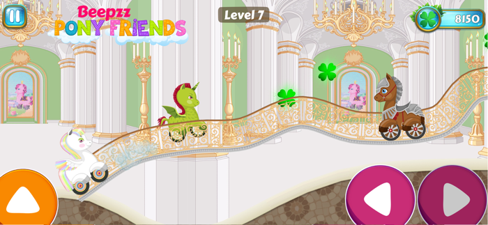 Pony game for girls. Kids game