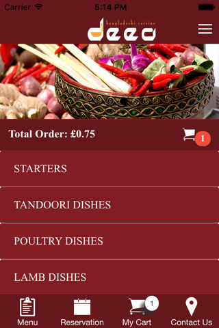 Deea Bangladeshi Cuisine screenshot 2