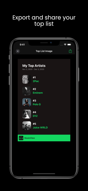 ‎MusicView Screenshot