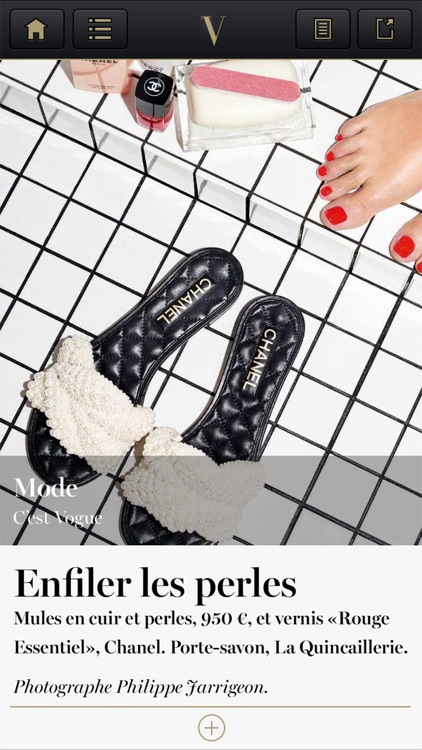 VOGUE MAGAZINE FRANCE iPhone