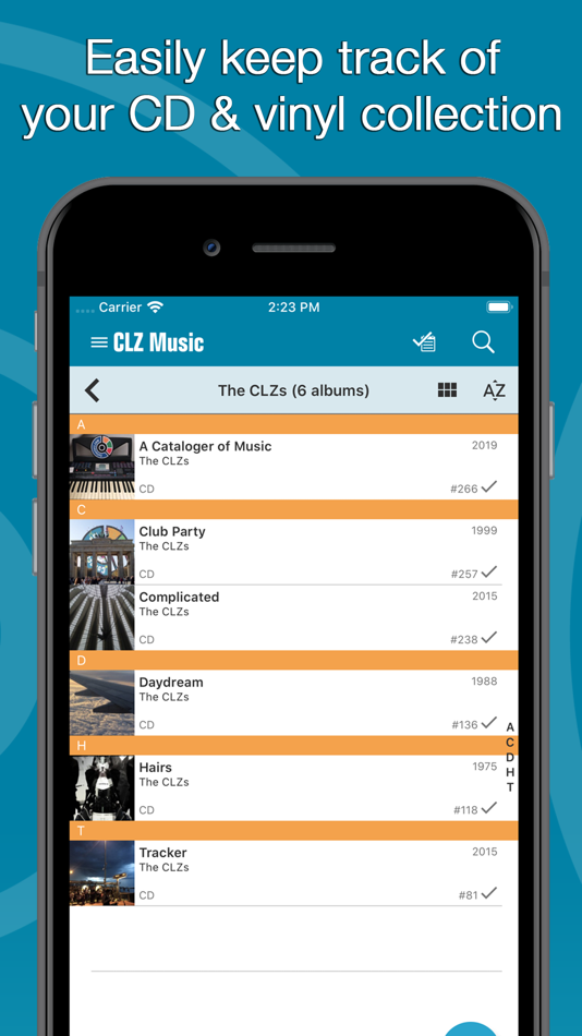 CLZ Music - CD & Vinyl Catalog - 9.0.2 - (iOS)