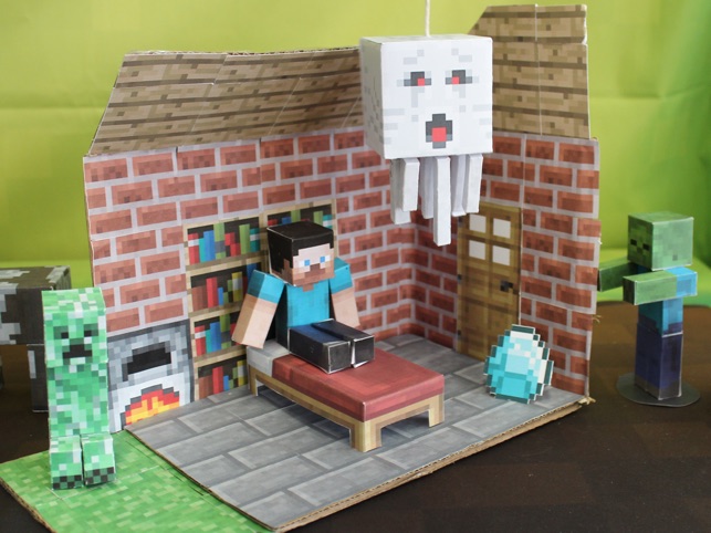 Lego Minecraft Paper model Lego Minecraft, paper craft, game