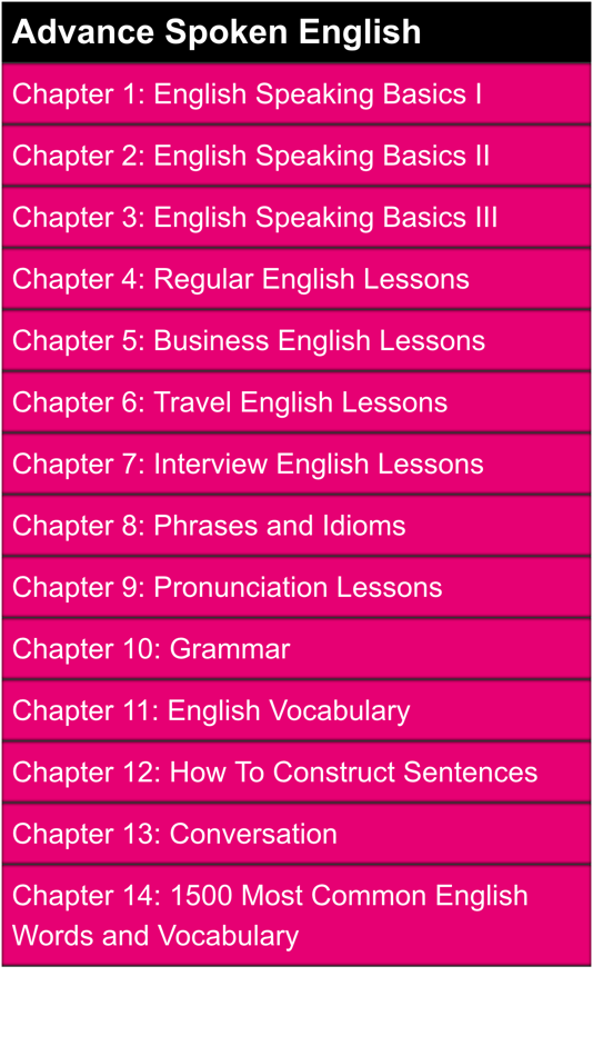 Adv. english speaking course - 1.2 - (iOS)