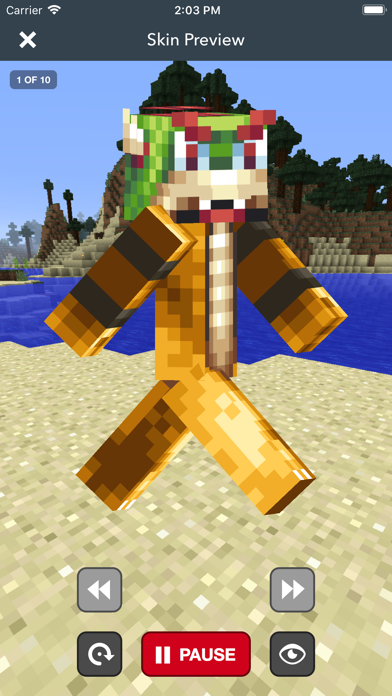 Screenshot #2 pour Skin Creator PE for Minecraft