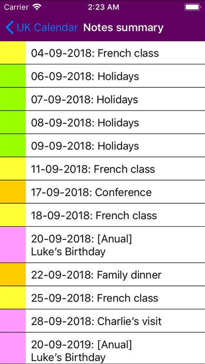 2019 UK Holiday Calendar screenshot-5