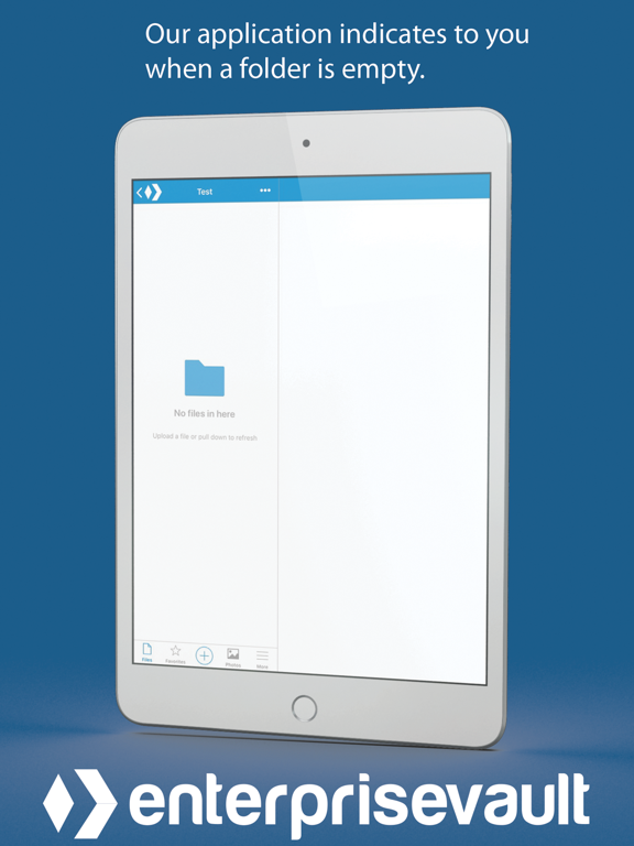 Enterprise Vault iPad screenshot 3 - Business app