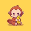 Animated Monkey Friends icon