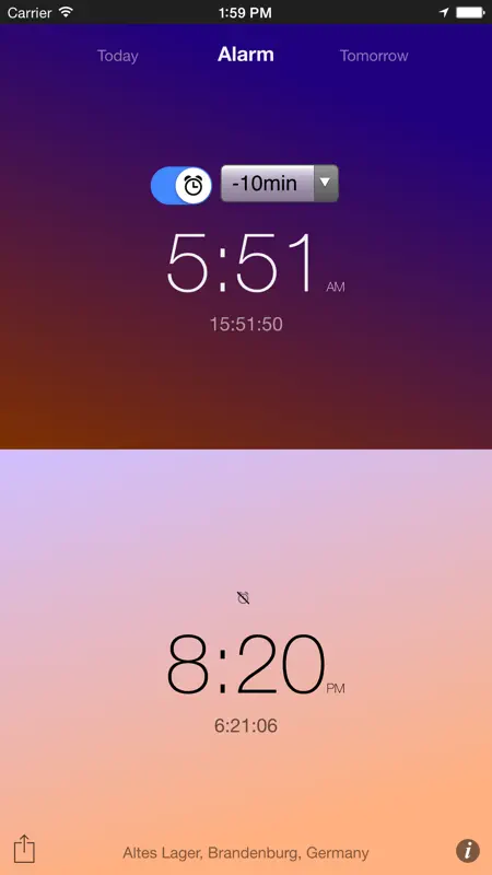 Sonnenalarm screenshot 2 of 5