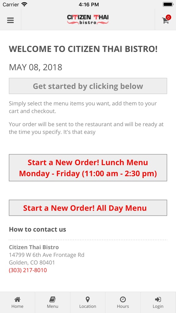 【图】Citizen Thai Bistro(截图1)