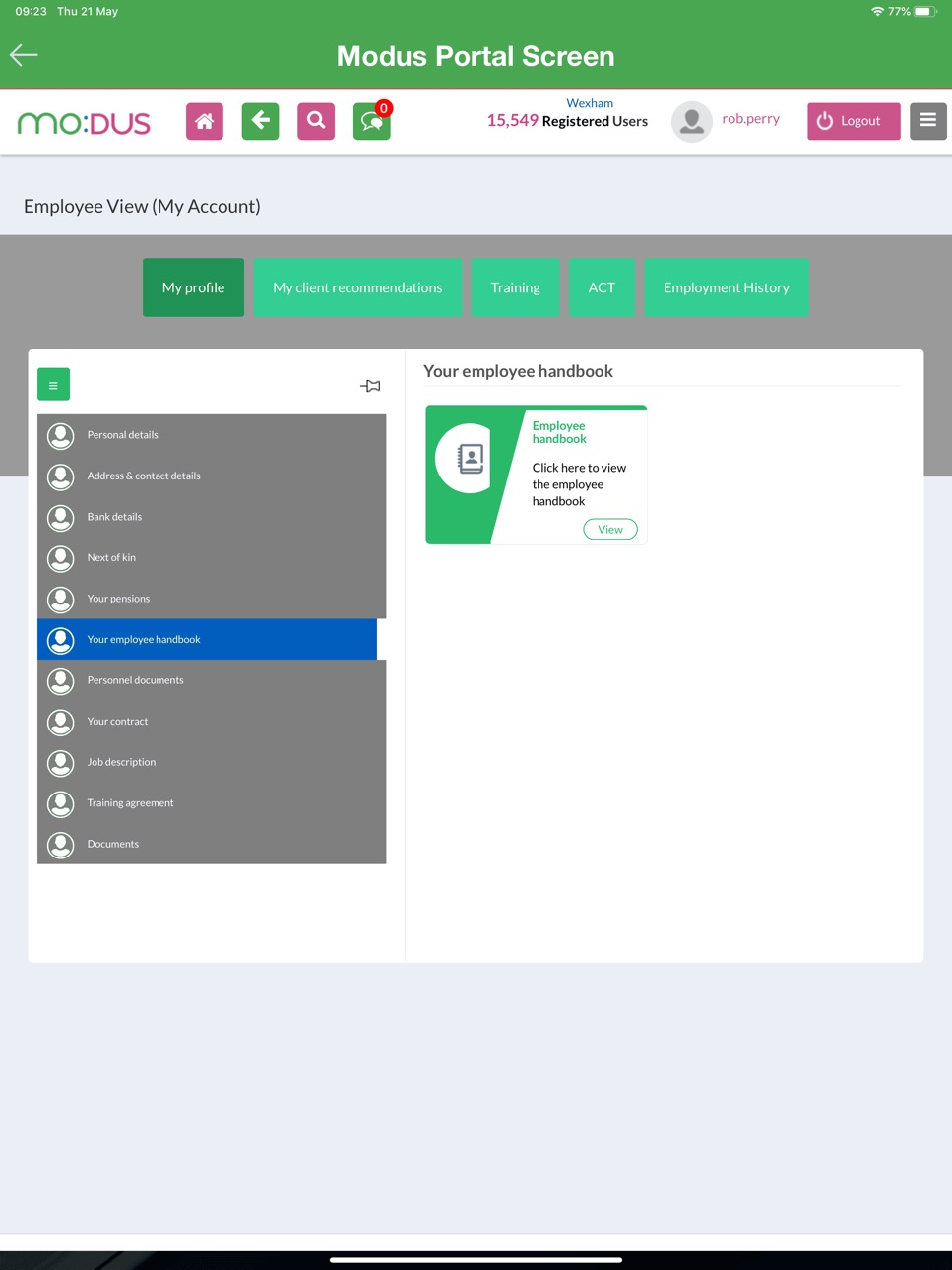 iPad screenshot