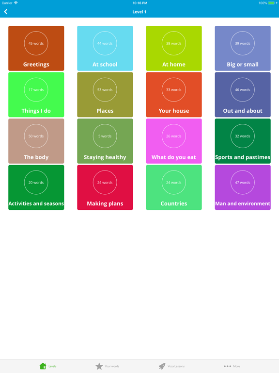 Screenshot #4 pour Vocabulary Level