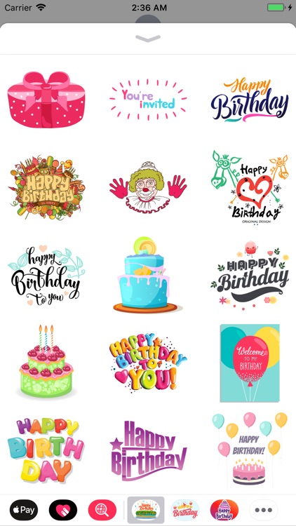 Birthday Party Cake Happy Wish