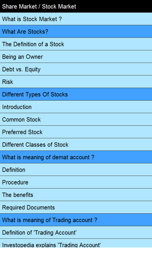 Share market tips and guide - 1.3 - (iOS)