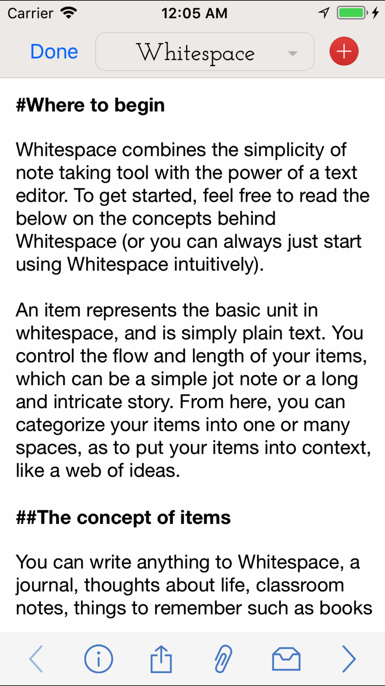 Whitespace - Writer & Editor