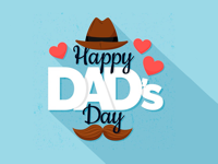 Cool Fathers Day Stickers