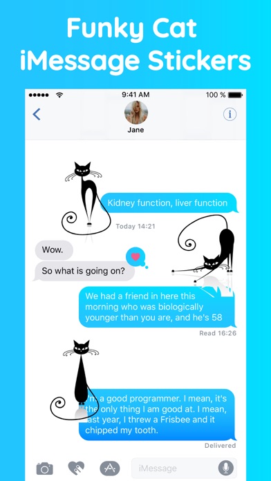 Celeb Cat SMS Stickers Pack IMのおすすめ画像2