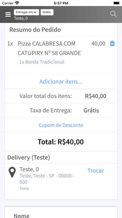 Maggio Pizzaria Screenshot
