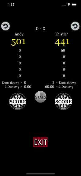 Game screenshot Thistles Darts Scorer hack