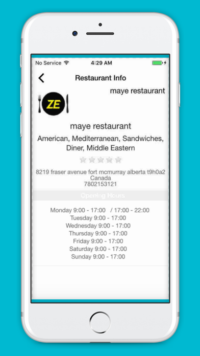 Zawadi Eats app screenshot 2