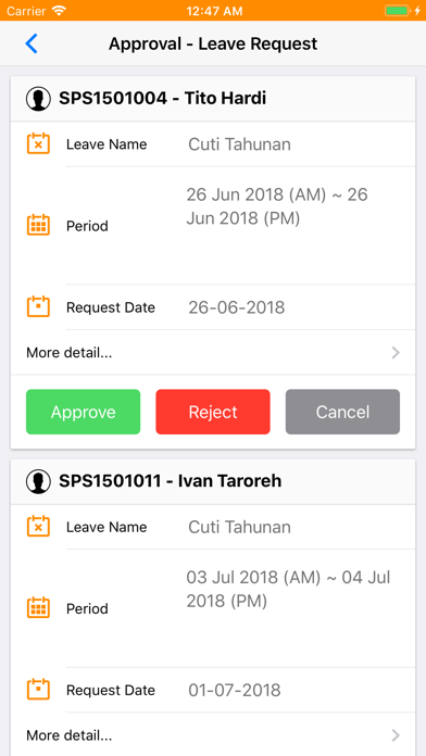 MyOrange HR Screenshot