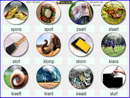 Leeswoorden-VLL iPad app afbeelding 6