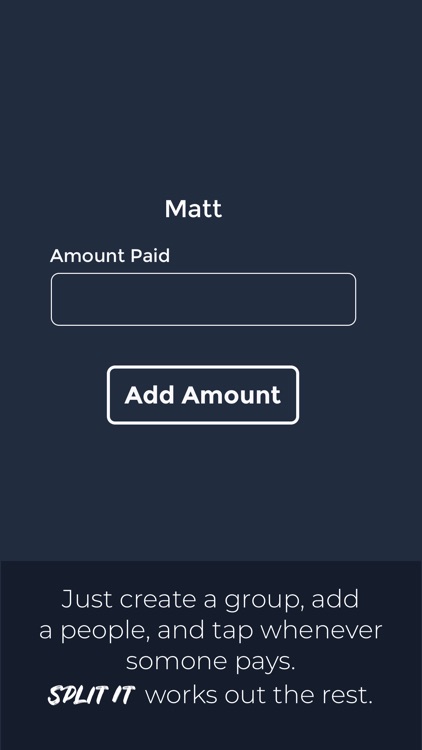 Split It - Easy Money Manager