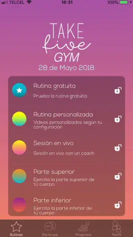 Game screenshot Take Five GYM apk