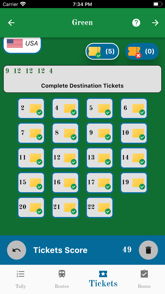 #4. Time To Count: Ticket To Ride (iOS) Podle: Daniele Folatelli