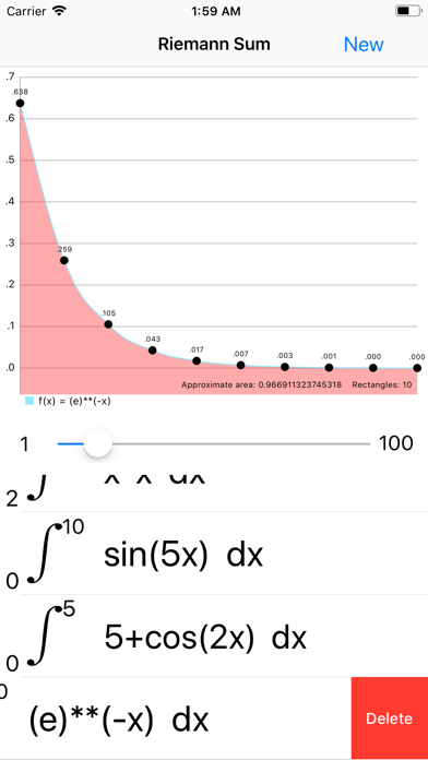 Riemann Sum screenshot 4