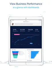 crm analytics ipad capturas de pantalla 1