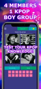 4 Members 1 KPop Boy Group screenshot #4 for iPhone