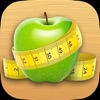 Loosing weight. Calories diary icon