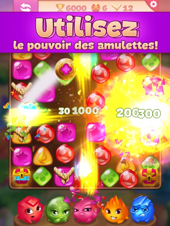 Screenshot #6 pour Charms of the Witch: Match 3